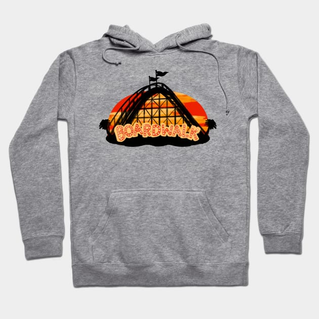 Boardwalk Coaster Hoodie by JFells